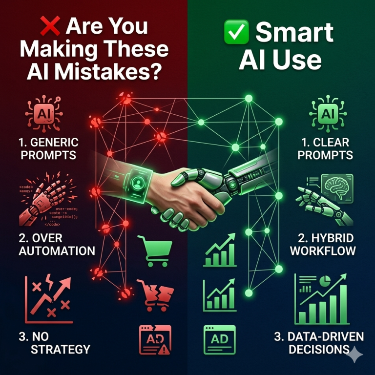 Top AI Mistakes Ecommerce Founders Make (And How to Fix Them in 2026)